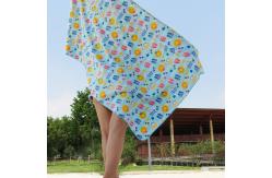China Soft Touch Bulk Design Custom Beach Towel With High Durability supplier