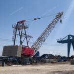 8T45M Diesel Engine Lattice Boom Crane