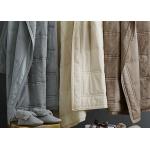 Pure Cotton Sateen Quilted Multiple Colors Luxury Oversized Couch Throw Blanket for sale