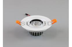China 15 Degree Beam Angle LED Recessed Downlight Rotatable Recessed 12W 70mm supplier