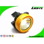 0.74W 96lum 5000lux Cordless Cap Light Rechargeable Mining Headlight ABS SANS 1438 Standard for sale