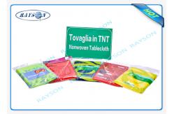 China  Soft Feeling 100% Polypropylene Non Woven Tablecloth For Home supplier