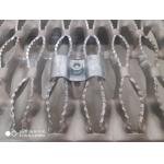 Diamond Hole Shape Hdg Grip Strut Safety Grating Stair Treads Steel Anti Slip for sale