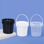 2L Heat Transfer Print Plastic White Home Beer Water Bucket with Lids Handle Honey for sale