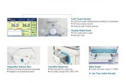 China Medical Oxygen Incubator For Babies LCD Touch Screen supplier