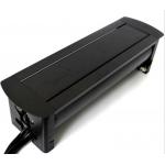 Manual Flip Up Electrical Outlet / Hidden Multimedia Desktop Socket for sale