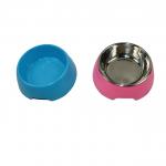 Heavy Duty Stainless Steel Dog Bowls Anti Spill Cat Pet Single 7 Inch 6.5 Inch 8-Inch for sale