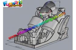China Crazy Commercial Inflatable Slide , Robert Inflatable Super Slide EN14960 supplier