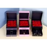 Everlasting Flower Storage Box Jewelry Gifts Box With Storage Bag New Year Gift for sale