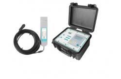 China Energy Saving Portable Ultrasonic Water Flow Meter For Area Velocity Measurement supplier