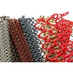 Fireplace Decoration Aluminium 1.2mm 1.4mm Chain Link Curtain Mesh for sale