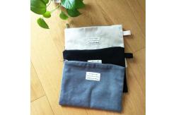China Cotton Lining 12*8.5 Canvas Pen Case Stationery Storage supplier