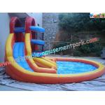 Kids Indoor And Outdoor Inflatable Water Slides Toys With PVC Tarpaulin, Reinforced Seams for sale