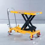 2000kgs Scissor Trolley Lift Manual Hydraulic Scissor Trolley Platform Table