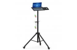 China Portable Folding Laptop Tripod Stand With Mouse Tray Wheels supplier