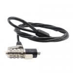 Combination Laptop Security Cable Lock 6MM Super Thick Steel Heavy Duty for sale