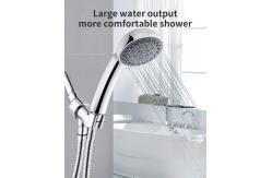 China ABS Wall Mounted Rainfall Shower Head Chrome Finished OEM ODM supplier