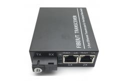 China RJ45 Gigabit Ethernet Transceiver 100/100 Single Fiber Single Mode Media Converter supplier