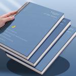 A4 A5 A6 B5 Subject Blank Cover Notebook 128gsm 140gsm Thick Spiral Notebook