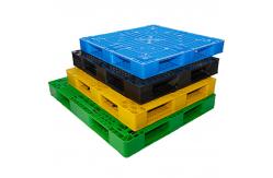 China PMMA TPU Rackable Plastic Pallets Molded Plastic Pallets Black supplier