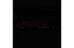 China Backlit Desktop Rugged Waterproof Vandal-Proof Keyboard With Integrated Optical Trackball supplier