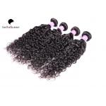 Unprocessed Tangle Free Brazilian Virgin Hair Extensions Black / Brown for sale