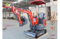 China 0.95t Operating Weight Mini Crawler Digger 2740m Max Digging Radius supplier