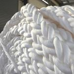 Pure Polyamide Marine Nylon Rope 8 Strand Nylon Mooring Rope for Ship Vessel for sale