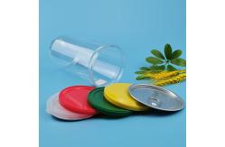 China Clear Round Honey 750ML Easy Open Plastic Food Cans supplier