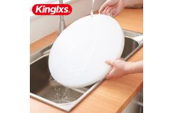 China Kitchen Plastic PE Meat Fruit Antibacterial Cutting Board With Handle supplier