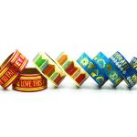 Custom Printed 15mm*10m Gold Foil Decorative Washi Tape for sale