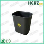 Safe 15L ESD Trash Cans / Waste Bin Protection Range 10e6 To 10e9 Ohms for sale