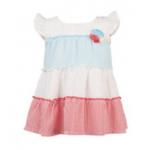 Plain Woven Cotton 100% Sleeveless Summer Girl Dress for sale