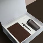 Sustainable Office Essential Coffee Ground Notebook With Embossing Logo for sale
