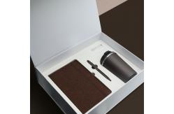 China Sustainable Office Essential Coffee Ground Notebook With Embossing Logo supplier