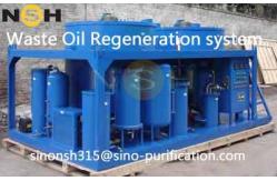 China Degassing Lubricating Oil Purifier Diesel Oil Vacuum Distillation Plant supplier