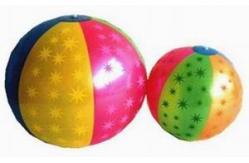 China Colorful bar pattern inflatable helium balloon supplier