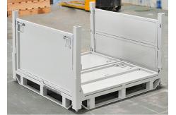 China Anti Tip Stillage Crates Steel Pallet Cages 1140x1140mm supplier
