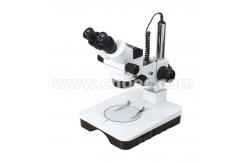China Zoom Stereo Microscope 0.7x - 4.5x Pole Stand , Optical Microscope A23.1301 supplier