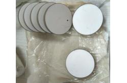 China Round Piezo Ceramic Plate P4 / P8 For Ultrasonic Sensors / Small Device supplier