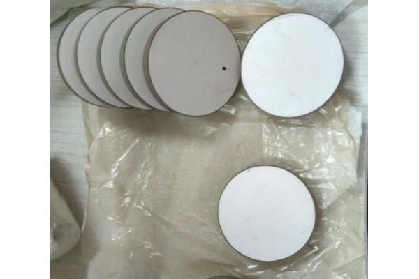 Round Piezo Ceramic Plate P4 / P8 For Ultrasonic Sensors / Small Device