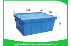 China Storage Containers With Attached Lids 43L , Warehouse Heavy Duty Storage Boxes supplier