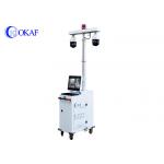 IR Night Vision Mobile Sentry Surveillance Trailers High Resolution 4g Security Camera for sale