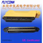 Champ 64 Pin Centronics IDC Female Connectors with right angle plastic housing for sale
