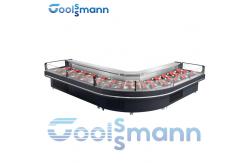 China Deluex Self Service Counter Fresh Meat Cooler Display Refrigerator supplier