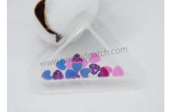 China Clear TPU 0.8mm Embossed Patches With Bling Sequins supplier