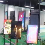 55 Inch Dual Side Window LCD Display High Brightness Indoor Electronic Signs Shop for sale