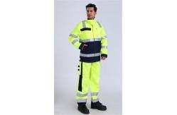 China EN20471 Hi Vis Work Jackets , 290gsm Fluorescent Work Jackets supplier