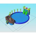 Octopus Ocean Water Park Inflatable Pool Slide Commercial Grade Combo Games for sale