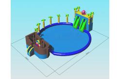 China Octopus Ocean Water Park Inflatable Pool Slide Commercial Grade Combo Games supplier